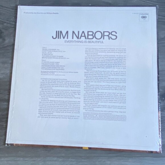 Vintage Jim Nabors 'Everything Is Beautiful' Vinyl Record/LP-GUC - Picture 2 of 4